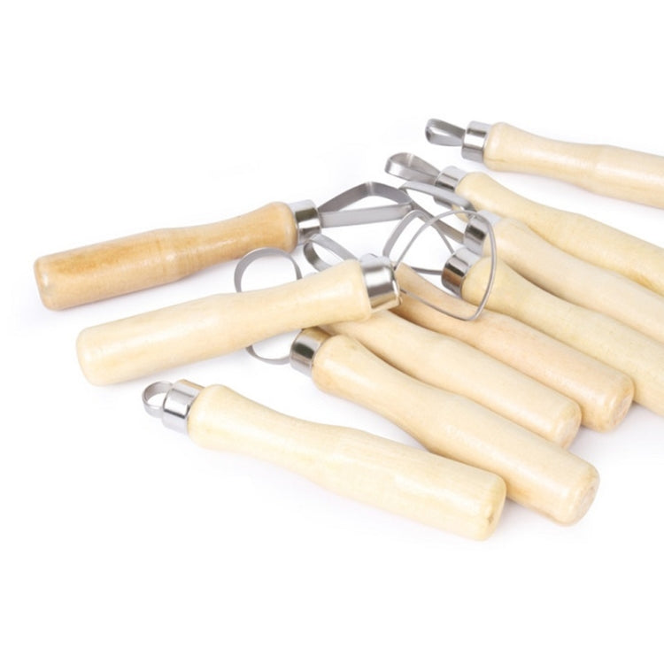 Set 10 strumenti raschietto per argilla e ceramica