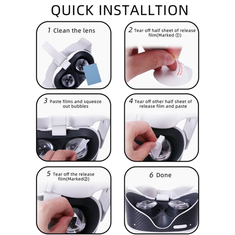 Pellicola protettiva in TPU per lente Oculus Quest 2
