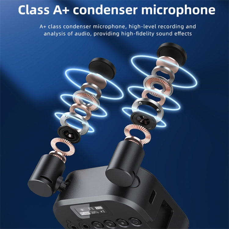 Kit treppiede con luce di riempimento e microfono per smartphone
