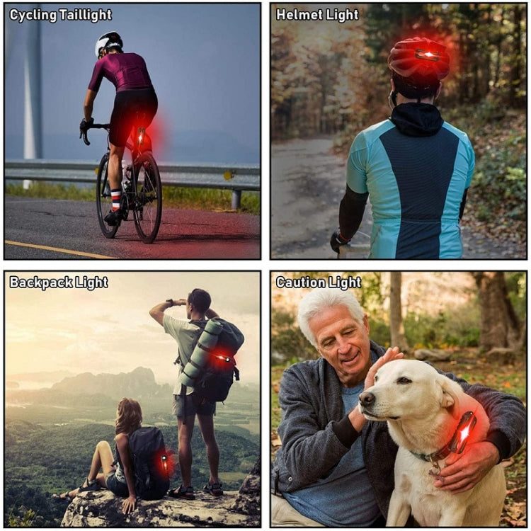Fanale posteriore per bicicletta ricaricabile con clip penna