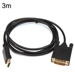 Cavo adattatore DisplayPort a DVI 1080P 1.8m e 3m