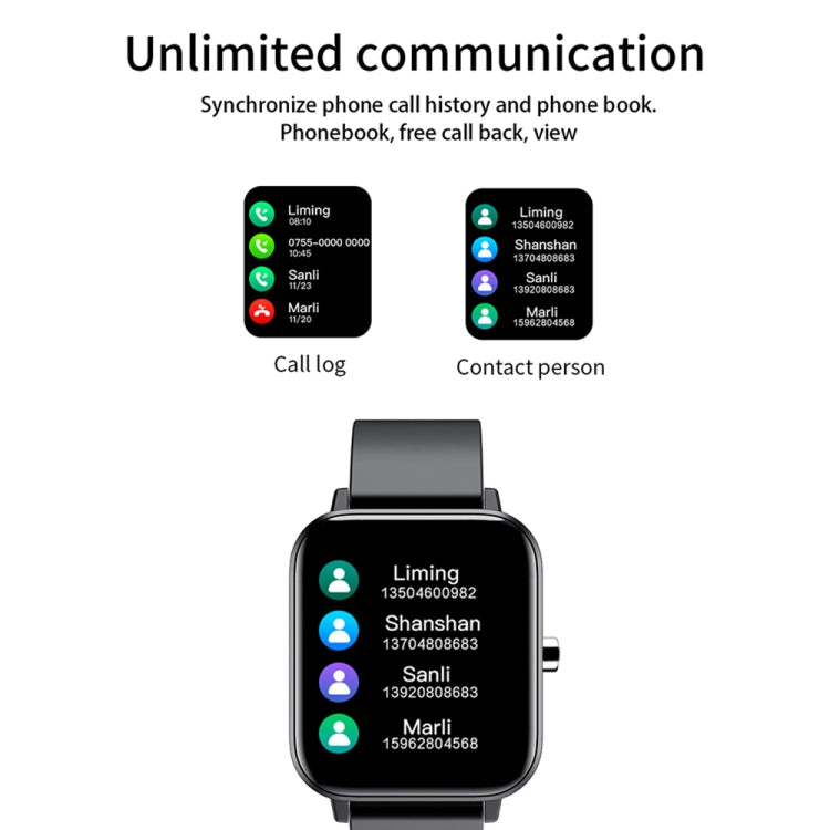 H10 Smartwatch con chiamata Bluetooth e monitoraggio salute
