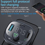 Caricabatterie auto 50W con Bluetooth e trasmettitore FM S-21