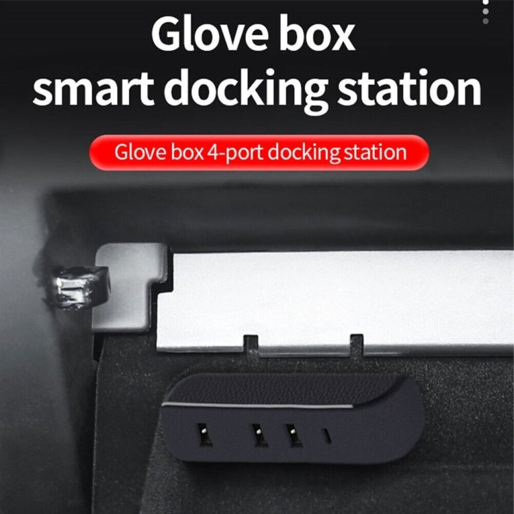 Docking station 3 USB + 1 USB-C per Tesla Model 3/Y
