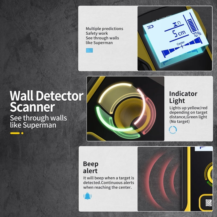 Scanner da parete FNIRSI WD-01 per metalli, cavi e legno - immagine 7