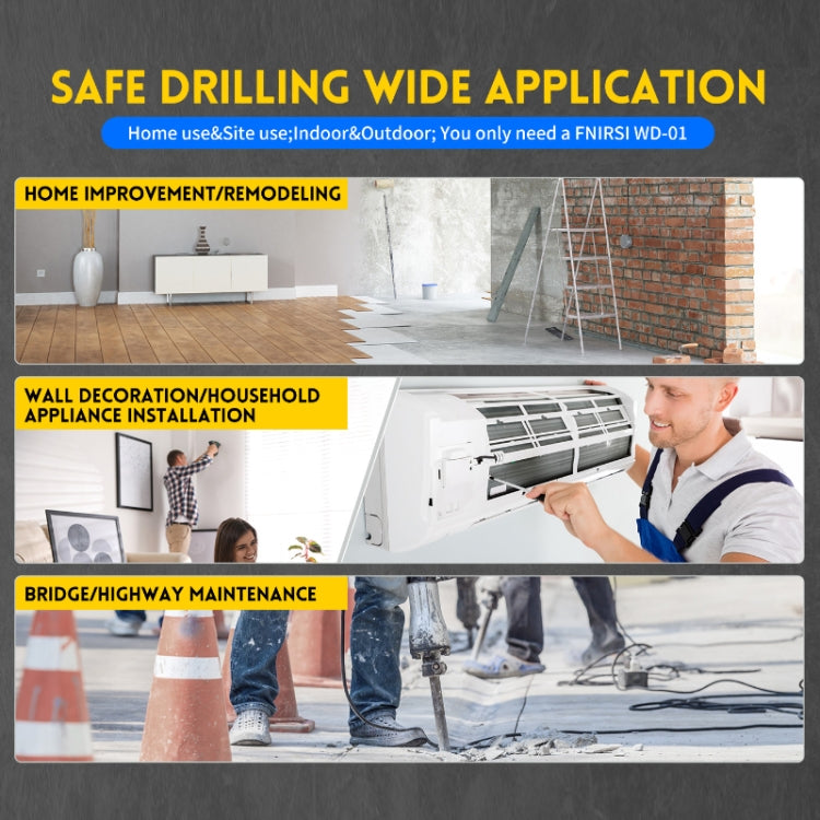 Scanner da parete FNIRSI WD-01 per metalli, cavi e legno - immagine 9