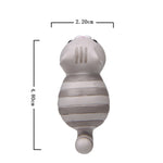 Magnete frigorifero 3D gatto in resina colorata