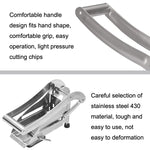 Tagliapatate manuale in acciaio inox con ventose
