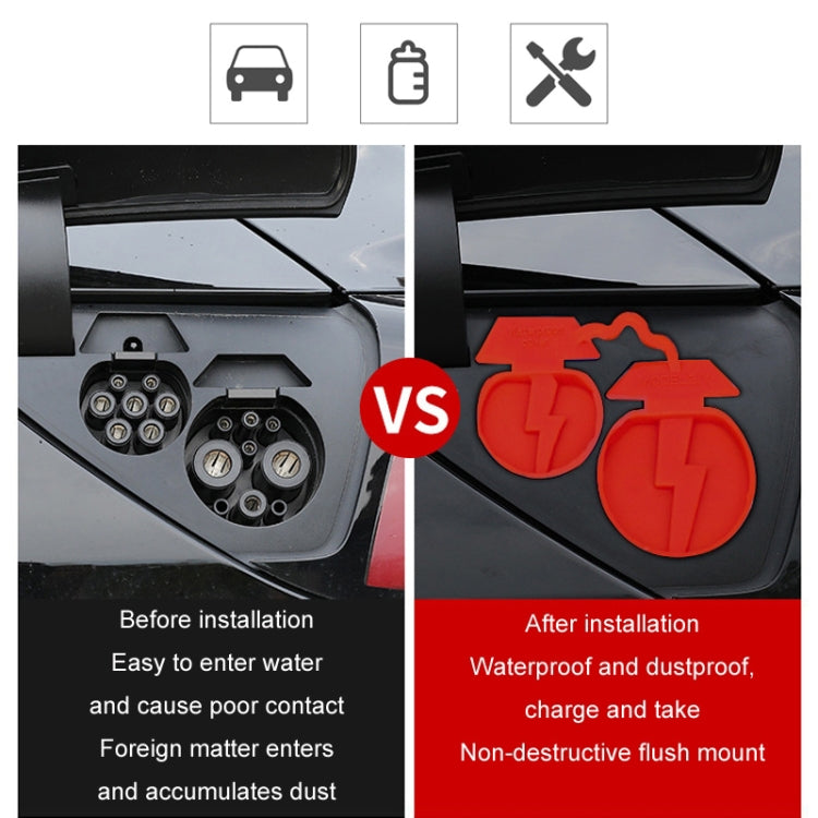 Copertura in silicone per porta ricarica Tesla Model 3/Y