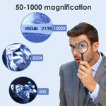 Microscopio digitale HJ1000 50-1000X con display LCD da 4,3 pollici - immagine 8