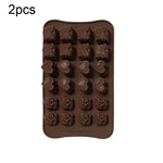 Stampo silicone 2 pezzi per cioccolato e caramelle