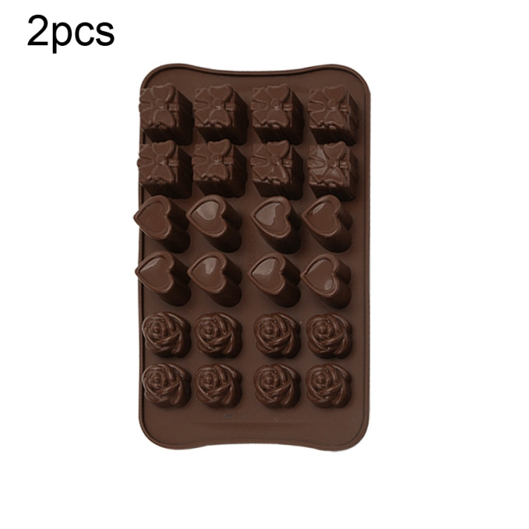 Stampo silicone 2 pezzi per cioccolato e caramelle