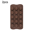 Stampo silicone 2 pezzi per cioccolato e caramelle