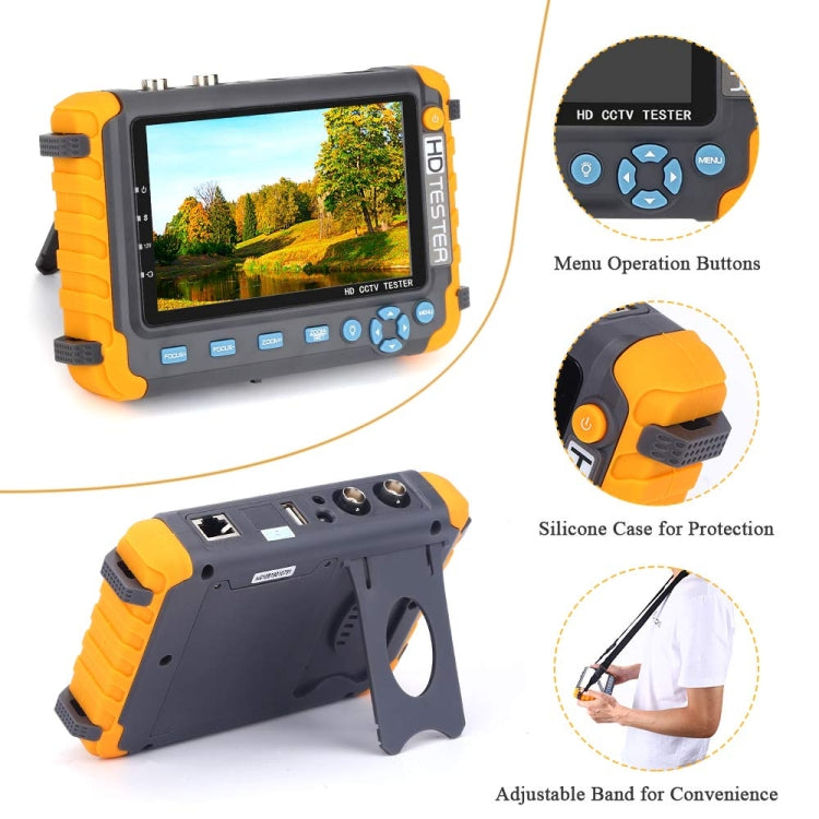 Tester videosorveglianza analogico coassiale 5" 8MP