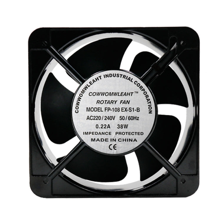 Ventola elettrica 220V 38W 15cm con cuscinetti a sfera