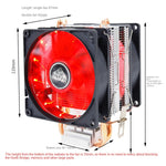 Radiatore CPU doppio tubo rame per PC desktop silenzioso