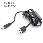 Cavo USB Booster 5V a 9V e 12V per alimentazione dispositivi
