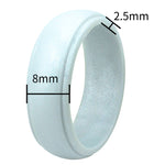 Anello in silicone con gradino curvo 8 mm No.10-12