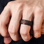 Anello in silicone con gradino curvo 8 mm No.10-12