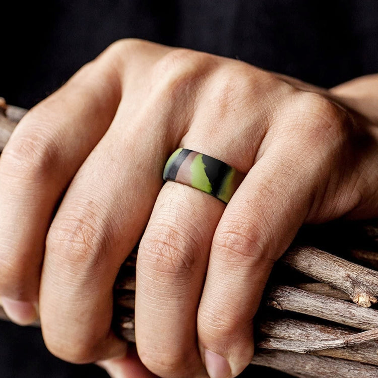 Anello in silicone con gradino curvo 8 mm No.10-12