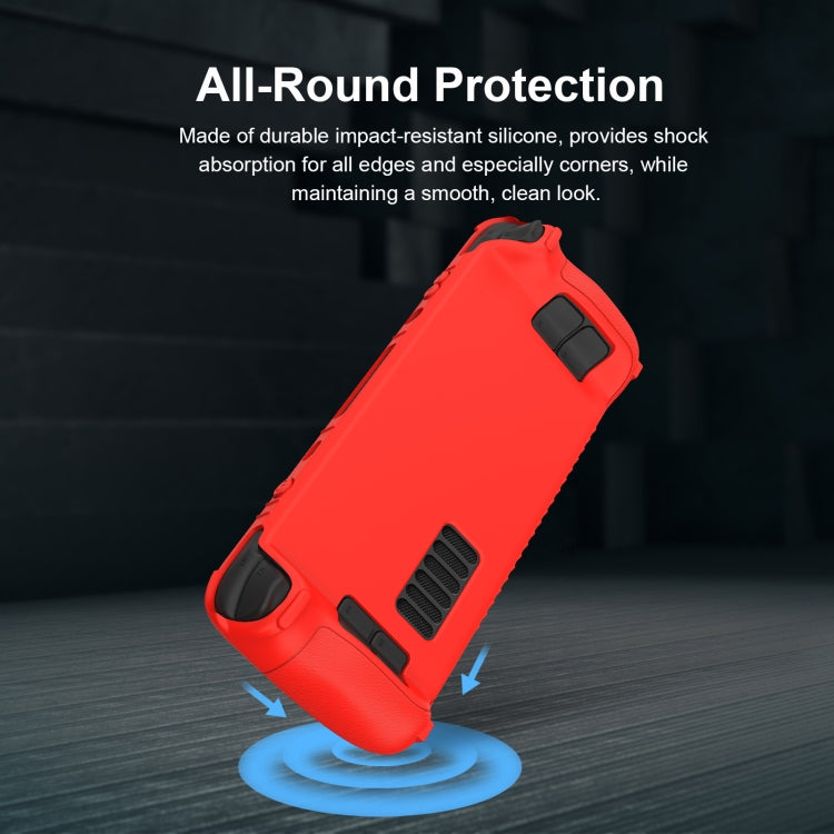 Custodia in silicone per controller Steam Deck con tappo a chiave
