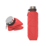 Bicchiere telescopico pieghevole in silicone 700ml con moschetton