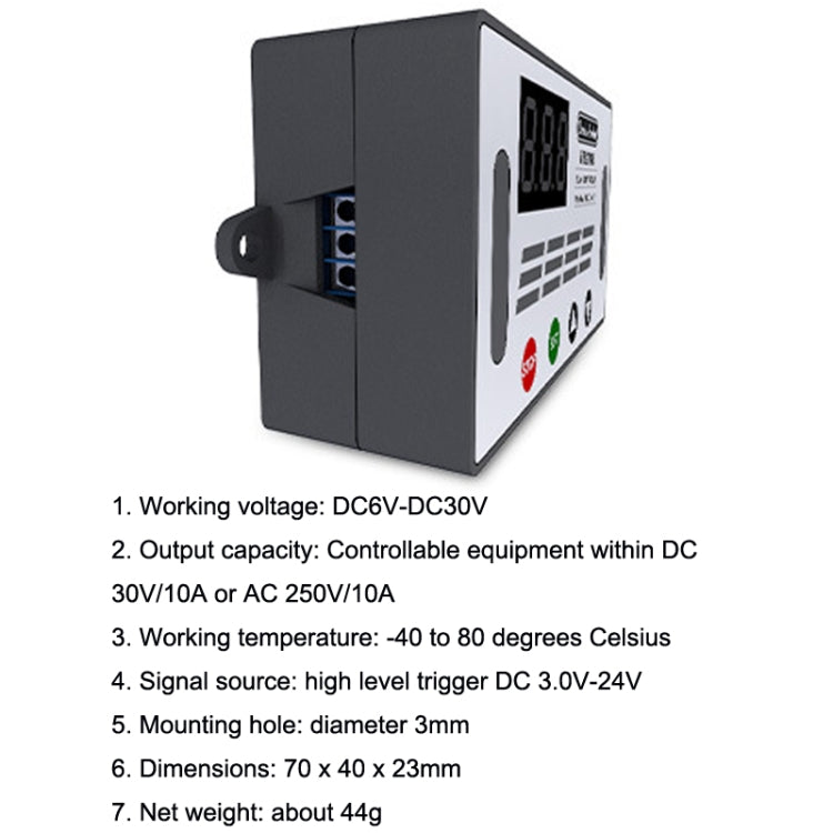 Timer relè Deek-Robot DDC-431 con display LED e ritardo - immagine 7