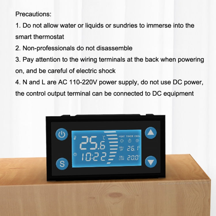 Termostato digitale W-1213 per controllo temperatura da -40 a 120 °C - immagine 5