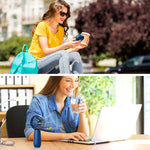 Ventilatore portatile USB con batteria integrata da 1200 o 1500 mAh - immagine 7