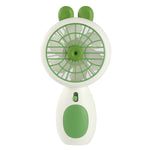 Ventilatore portatile USB con luce notturna e batteria da 250 mAh - immagine 2