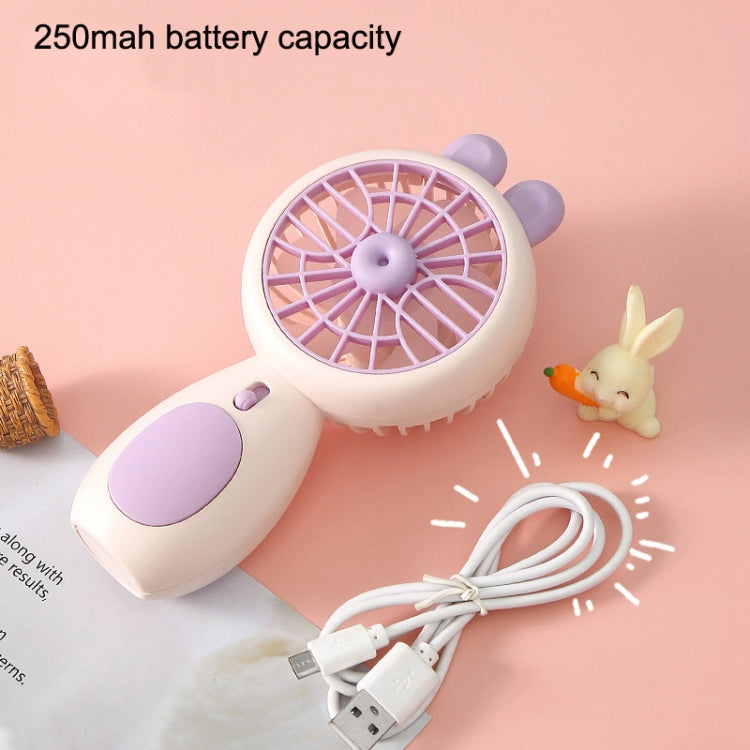 Ventilatore portatile USB con luce notturna e batteria da 250 mAh - immagine 8