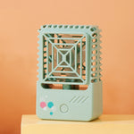 Mini ventilatore USB 820 da tavolo con luce notturna - immagine 3