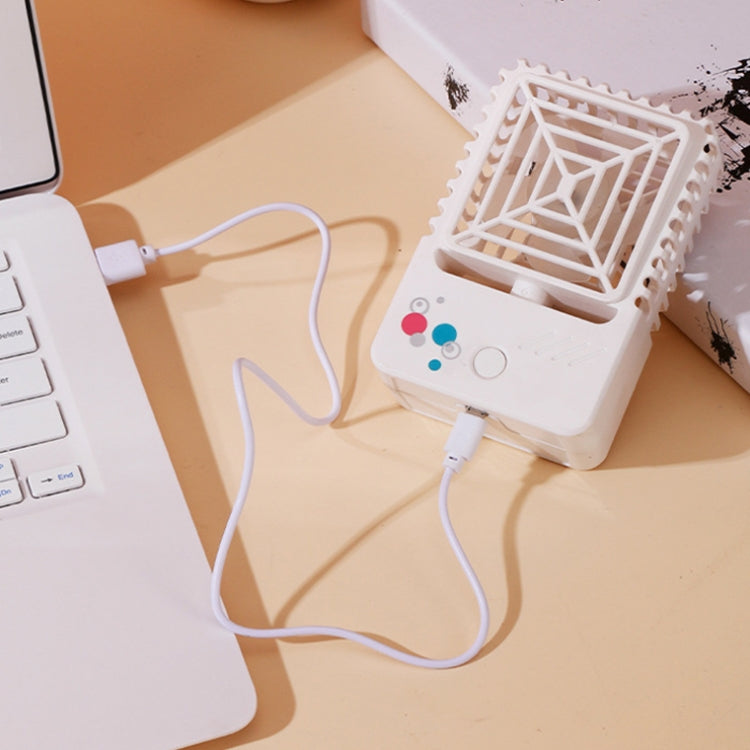 Mini ventilatore USB 820 da tavolo con luce notturna - immagine 8