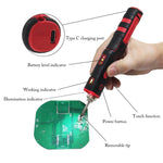 Kit saldatore wireless portatile ricaricabile USB 480°C