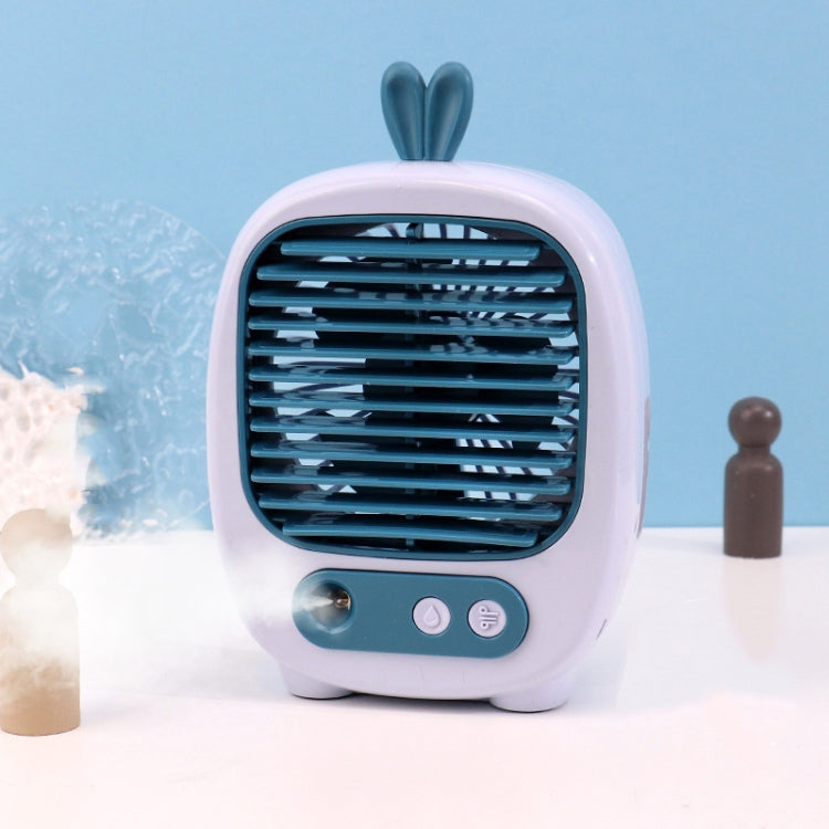 Ventilatore umidificatore da tavolo USB con spray e 3 velocità - immagine 2
