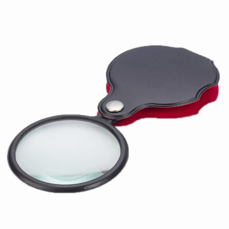 Lente d’ingrandimento pieghevole 6X con custodia in pelle - immagine 2