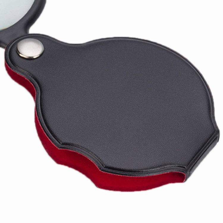 Lente d’ingrandimento pieghevole 6X con custodia in pelle - immagine 3