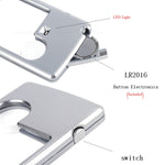 Lente d'ingrandimento portatile LED 3X e 6X, set da 2 pezzi - immagine 4