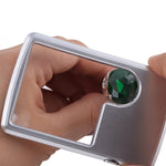 Lente d'ingrandimento portatile LED 3X e 6X, set da 2 pezzi - immagine 6