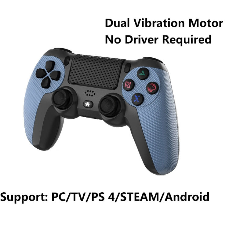 Controller wireless Bluetooth KM048 per PS4 con barra luminosa