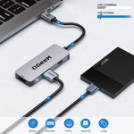 Docking station USB 3.0 Tipo-C PD100W QGeeM UH03-1