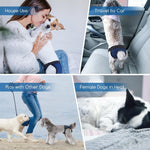 Pantaloni fisiologici traspiranti per cani blu e nero S-XL