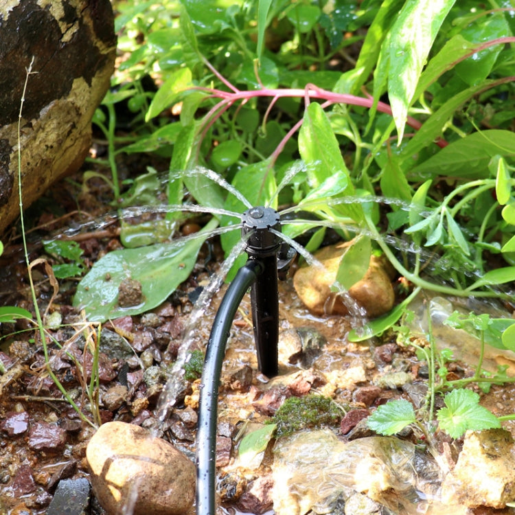 Gocciolatore regolabile 8 fori 13 cm per irrigazione giardino