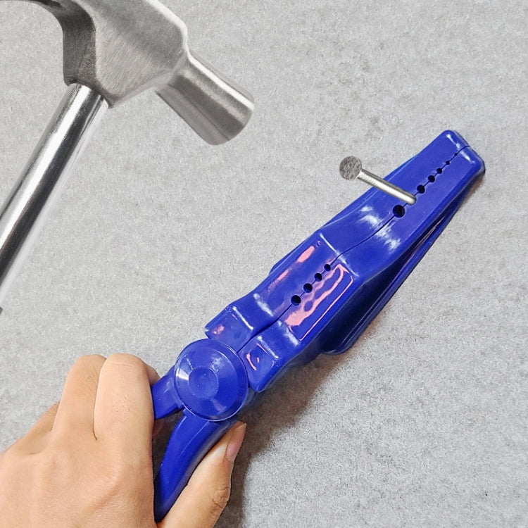 Strumento fissaggio chiodi con protezione e manico 25cm