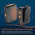 Microfono wireless APEXEL APL-MIC009 con cancellazione rumore