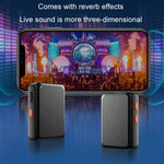 Microfono wireless APEXEL APL-MIC009 con cancellazione rumore
