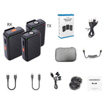 Microfono wireless APEXEL APL-MIC009 con cancellazione rumore