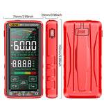 Multimetro digitale ANENG 683 ricaricabile con touch screen - immagine 4