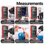 Multimetro digitale ANENG 683 ricaricabile con touch screen - immagine 11