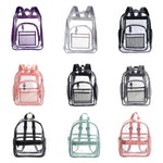 Zaino impermeabile trasparente in PVC per scuola